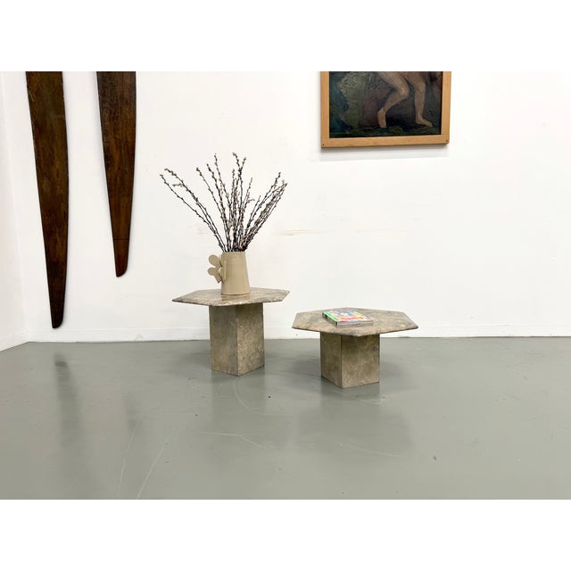 Italian Marble Coffee Tables, 1970, Set of 2 For Sale - Image 13 of 18