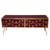 Italian Red Murano Glass Sideboard with 28 Jewels and Brass from Justfurnituress SRL For Sale - Image 9 of 9