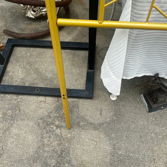 Modern Gold Metal Queen Size Headboard For Sale - Image 3 of 9