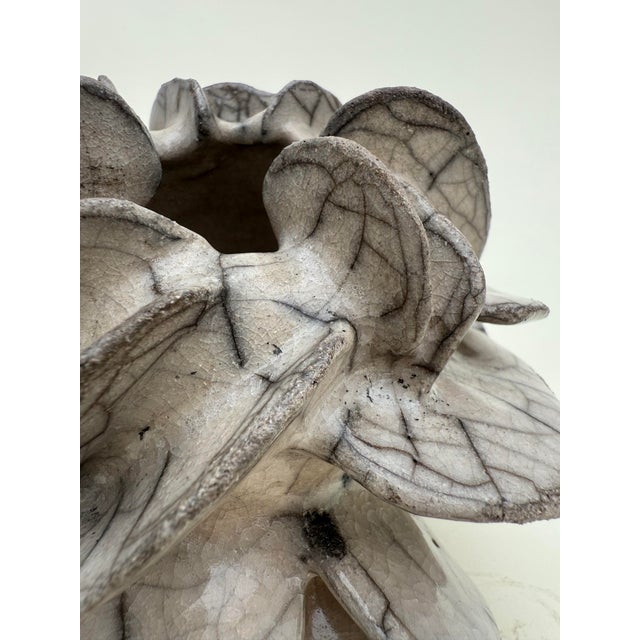 Desert Rose Sculpture Vase by Pellizco Cerámica For Sale - Image 12 of 13