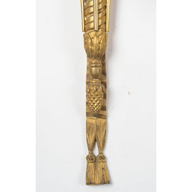 Louis XVI Style Ormolu Wall Lights, Set of 2 For Sale - Image 4 of 7