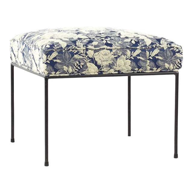 Paul McCobb Mid Century Iron Stool For Sale