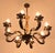 Antique Eight Bulbs Chandelier with Floral Decoration For Sale - Image 4 of 5