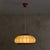 Mid-Century Modern 1960s Mid-Century Modern Italian Orange Cocoon Pendant For Sale - Image 3 of 12
