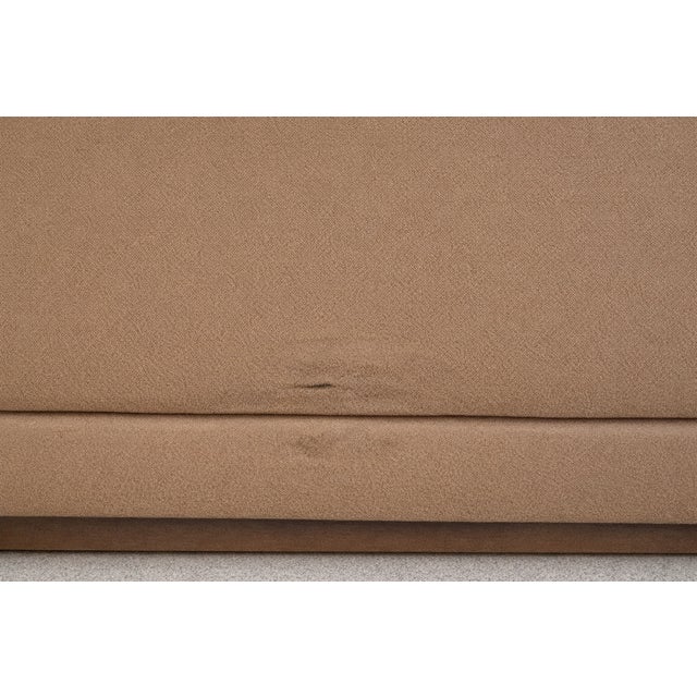 Rh Cortona Sofa – 9' Luxe Depth in Holland & Sherry Wool Twill, Camel For Sale - Image 16 of 16