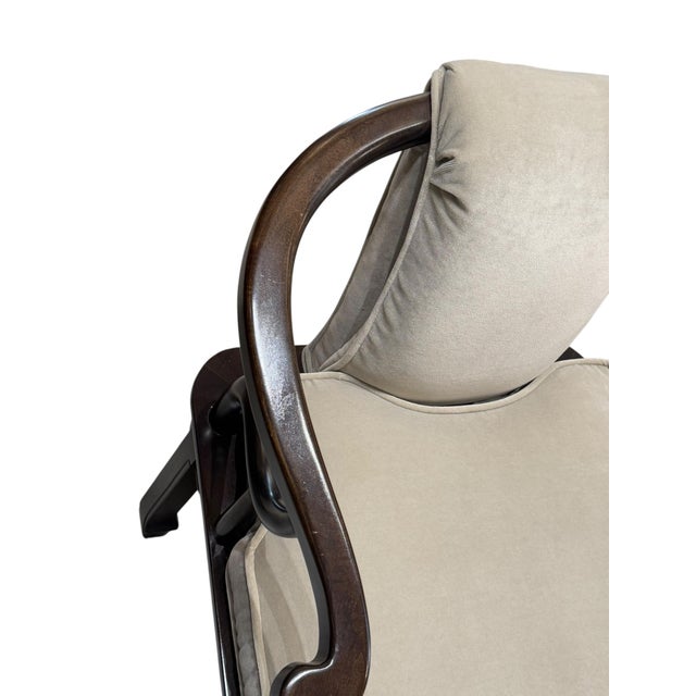 1990s Vintage Wood Side Chair For Sale - Image 5 of 5
