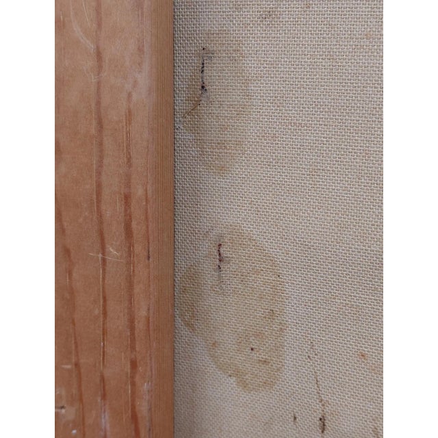 Oil on Canvas of a Mother and Baby For Sale In Greensboro - Image 6 of 9