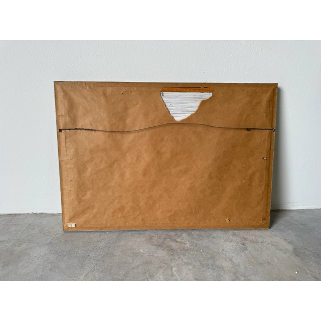 1986 Brewster Impressioniost Abstract Rural Landscape Oil Painting, Framed For Sale - Image 12 of 12