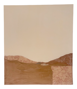 Marilina Marchica, Paperlandscape, 2025, Wallpaper Collage on Canvas