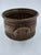 French Country Vintage Fluted Copper & Brass Cachepot Planter Bowl With Cast Handles For Sale - Image 3 of 7