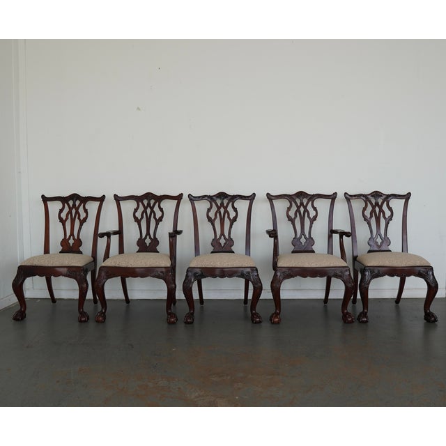 Henredon Vintage Henredon Carved Dining Chairs (Set of 10) For Sale - Image 4 of 18