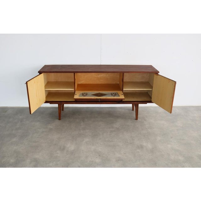 Vintage Swedish Sideboard in Teak, 1960s For Sale - Image 4 of 11
