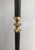 1940s 1940s French Brushed Steel and Brass Floor Lamp For Sale - Image 5 of 12
