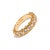 Contemporary Majestic CZ Diamond Adjustable Gold Statement Ring, Size 8 For Sale - Image 3 of 8