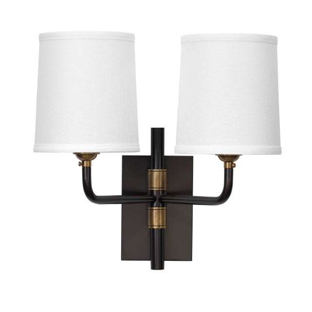 Jamie Young Lawton Double Arm Wall Sconce For Sale - Image 9 of 9
