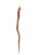 Vintage tribal hand-carved wooden sculpture of a snake from Papua New Guinea, fashioned from light-brown wood with...