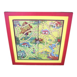 Uncle Wiggily's Bungalow C1916 Milton Bradley Board Game For Sale