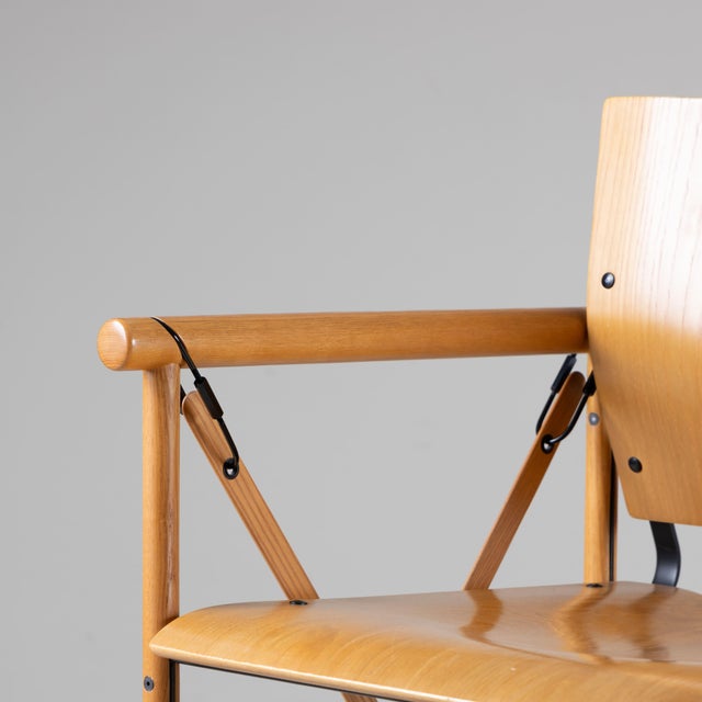 Vintage Light Wood Directors Chairs, 1960, Set of 2 For Sale - Image 11 of 18