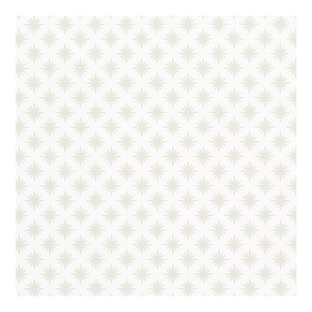 Schumacher x Neisha Crosland Star Anise Wallpaper in Mink For Sale