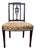 Antique Federal Mahogany Square Shield-Back Side Chair For Sale