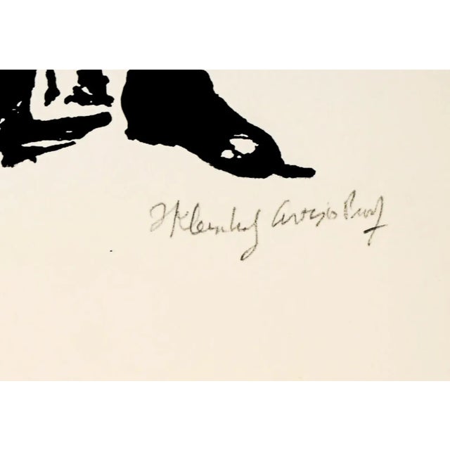 Mid-Century Modern 1974 Frank Kleinholz "A Is for Astronauts" Serigraph For Sale - Image 3 of 6