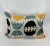 2010s Turkish Modern Multicolor Velvet Silk Ikat Pillow Cover For Sale - Image 5 of 5