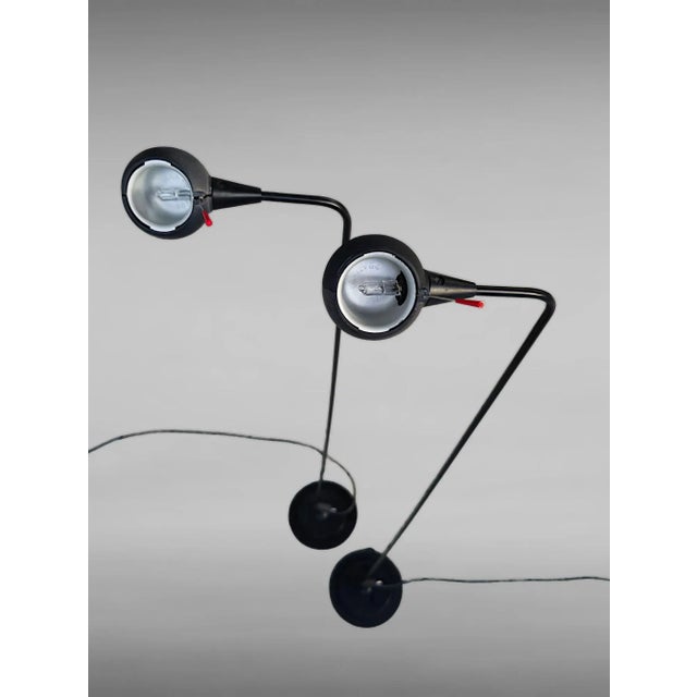 Fire Fly Reading Lamps by Emanuele Ricci for Artemide, Set of 2 For Sale - Image 5 of 10