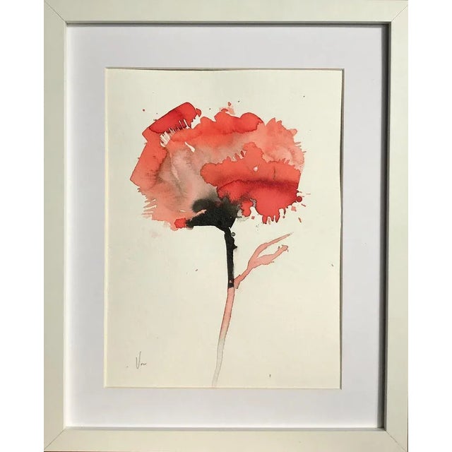 Early 21st Century Doïna Vieru, Untitled 32, 2022, Ink on Canvas For Sale - Image 5 of 5