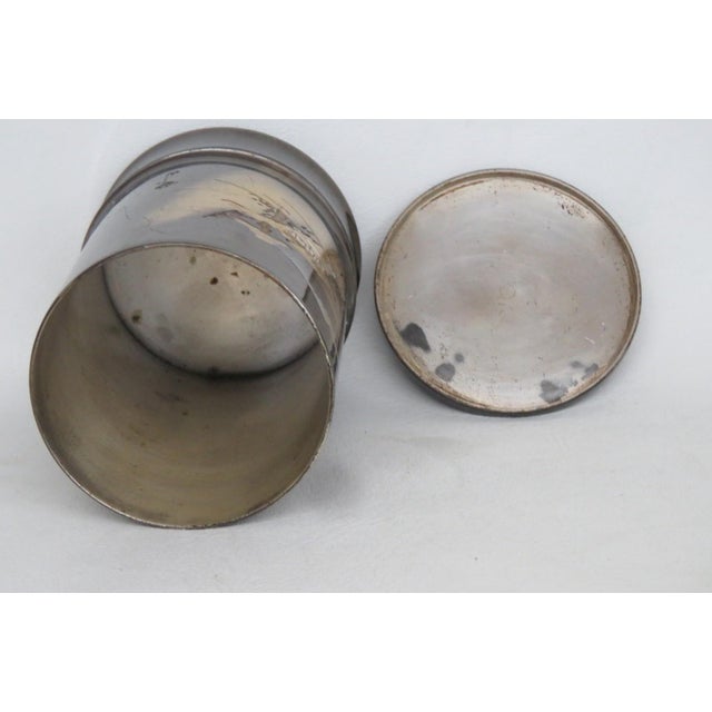 Japanese Mixed Metal Vessels Set of 4 Chokin Style Decorative Containers 5038b For Sale - Image 12 of 18