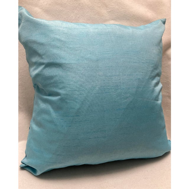 2010s Butterfly Garden Embroidered Pillow Cover For Sale - Image 5 of 6