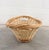 Vintage Ombre Wicker Oval Basket Twisted Handles Large 23" × 17" For Sale In Tampa - Image 6 of 7