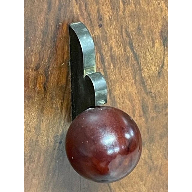 Brown Small Deco Chest of Drawers, 1930s For Sale - Image 8 of 18