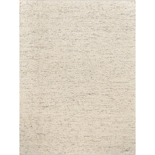Exquisite Rugs Tocayo Handmade New Zealand Wool Gray Rug-10'X14' For Sale