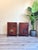 Vintage Asian Style Wooden Bedside Tables, Set of 2 For Sale - Image 12 of 12