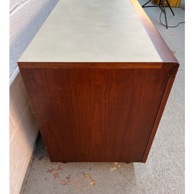 Wood Mid-Century Modern Style Office Credenza For Sale - Image 7 of 17