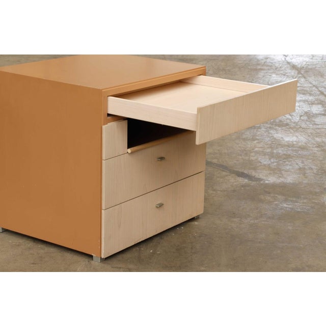 Wood Vintage Nightstand in Beech, 1983 For Sale - Image 7 of 12