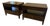 Barbara Barry Mahogany Nightstands, a Pair, Attributed For Sale