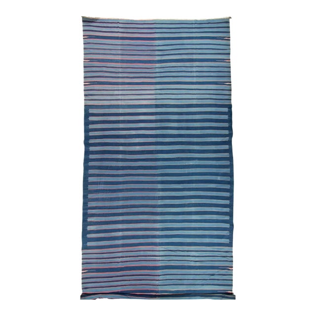 Antique Indian Dhurrie Rug 11'6 X 22' For Sale