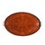 English English Mahogany Oval Inlaid Serving Tray With Scalloped Gallery, C. 1800's For Sale - Image 3 of 15