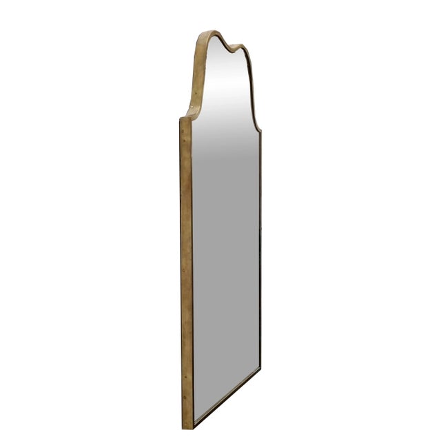 1950s Italian Brass Wall Mirror, 1950s For Sale - Image 5 of 7