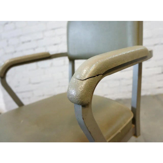 Gray Mid-Century American Industrial Steno Desk Chair by Craig McDowell, 1960s For Sale - Image 8 of 10