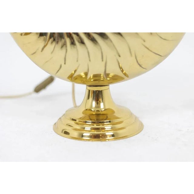 Gold Gilt Bronze Table Lamp, 1970s For Sale - Image 8 of 11
