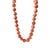 Mid-Century Modern Vintage Coral Bead Necklace With 14k Gold Clasp For Sale - Image 3 of 5