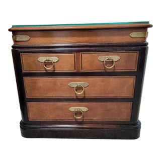 1990s Sherrill Nightstand Commode Chest For Sale