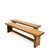 Vintage Pierre Chapo S14 “Banc à piliers pour trois”: Three-seat bench in elm. As with all furniture by Chapo, this piece...