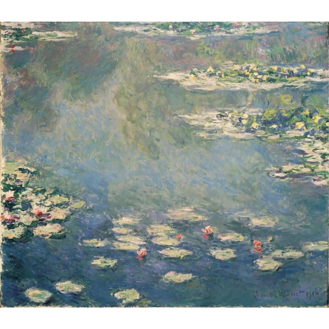 Claude Monet Late Work Poster Nymphéas (1904–05), 2010 Dimension: 39 × 27 in | 99.1 × 68.6 cm Accompanied by a Certificate...