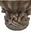 1990s Vintage Large 3 Monkey Scalloped Palm Beach Regency Decorative Fruit Bowl Table Top Decor For Sale - Image 5 of 8