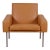 Cognac Aniline Leather Airport Chair by Hans J. Wegner for Getama For Sale - Image 5 of 5