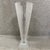 1980s 1980s Symmetrical Cone-Shaped Frosted Glass Vase For Sale - Image 5 of 5