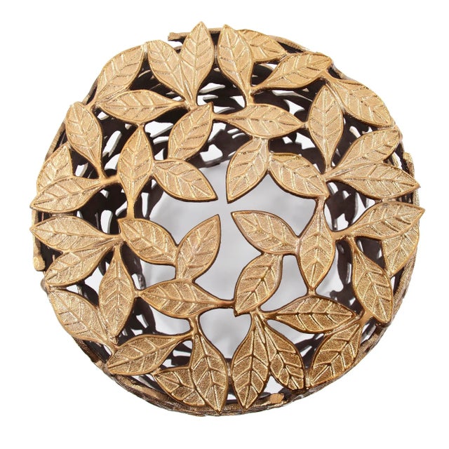 2020s The Olive Leaf Side Table/Stool For Sale - Image 5 of 6